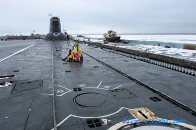 Палуба АПЛ 941-го проекта. Фотография взята из блога Pilot'а.